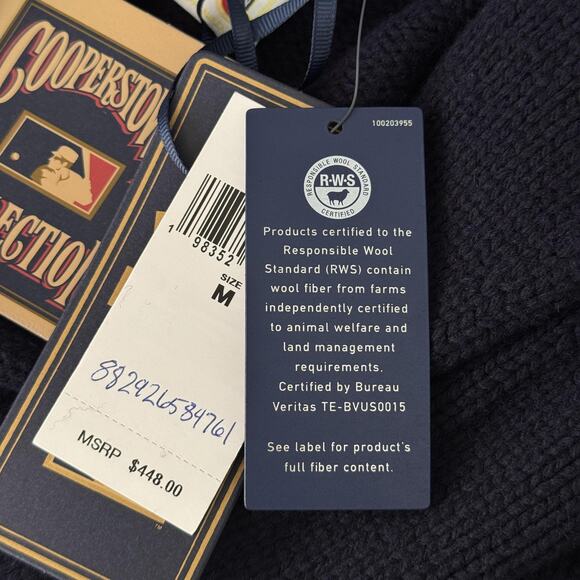 Polo Ralph Lauren Yankees Cardigan Mens Medium New York MLB Baseball Sweater NEW - Picture 7 of 11